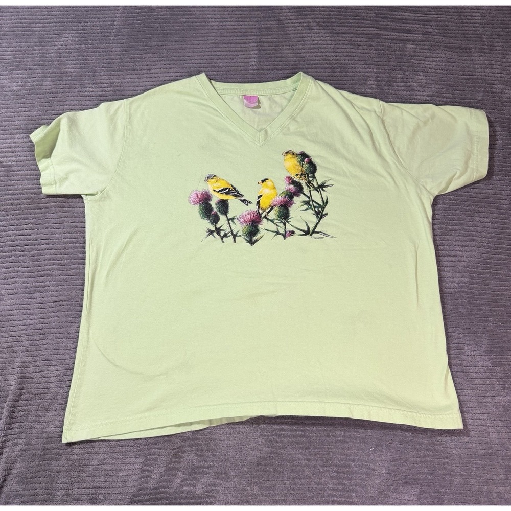 Vintage American goldfinches LAT XL